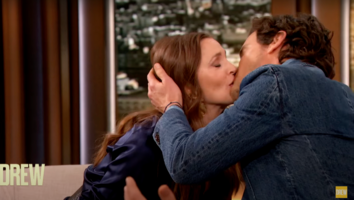 Matt Bomer Kisses Drew Barrymore and Her Reaction Is Priceless